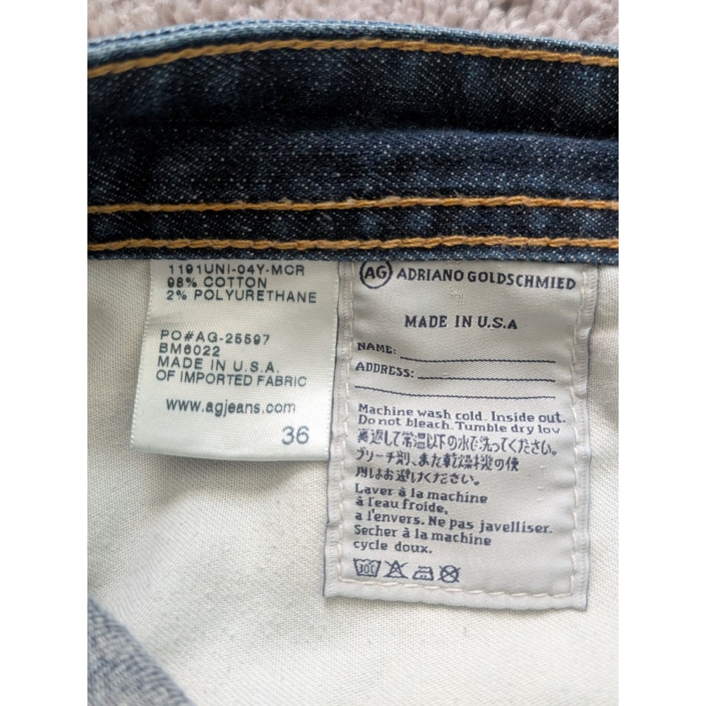 AG Adriano Goldschmied The Nomad Jeans Mens 36x28 (Fits 38x28) Modern Slim - Picture 10 of 14